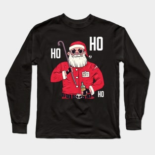 Funny HoHoHo Santa claus christmas holiday Long Sleeve T-Shirt